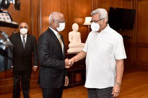 ރައީސް ސޯލިހު ސްރީ ލަންކާ ރައީސްއާ ބައްދަލުކުރައްވައިފި 