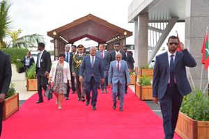 Seychelles President concludes Maldives visit