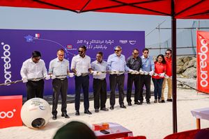 Ooredoo PEACE cable lands in Kulhudhuffushi
