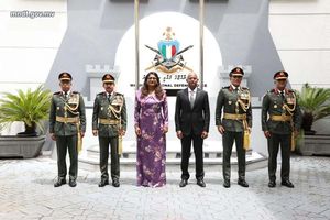 Promotions awarded to top MNDF officers