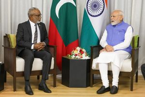 Modi meets parliament speaker