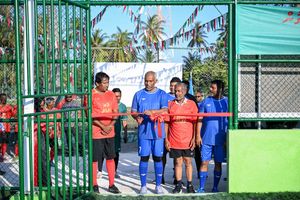 ސީޕްލޭންގައި ރައީސް ވަޑައިގަތީ ފުޓްސަލް ދަނޑެއް ހުޅުވަން
