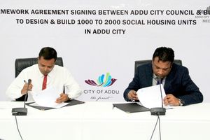 އައްޑޫގައި 2000 ސޯޝަލް ހައުސިން އެޅުމަށް ޗައިނާ ކުންފުންޏަކަށް