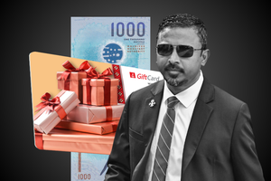 Usham distributes money to AG office employees 