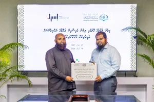ޒަކާތަށް ލިބުނު ފައިސާއިން ފަސް ލައްކަ ގާޒާއަށް ހަދިޔާ ކުރަނީ 