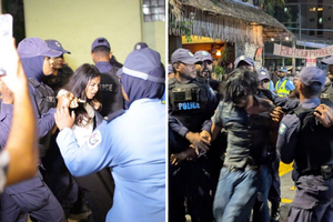 "ޝިމަންގެ އަތަށާއި މަހުޒޫމްގެ ކޮނޑަށް ފުލުހުން އަނިޔާ ކުރި"