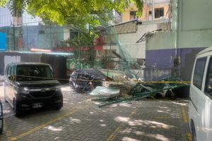 އިމާރާތަކުން ބައެއް ވެއްޓި ގެއްލުންތަކެއް ލިބިއްޖެ 
