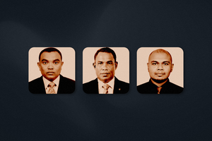ރައީސް އޮފީހަށް އަބްދުއްރަހީމާއި ދަނބިދަރި އަދި މުއިއްޒުގެ ބޭބެ!