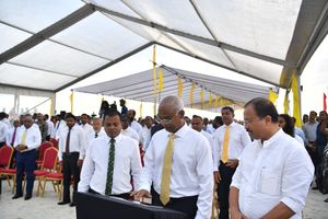 އައްޑޫ ބިން ހިއްކުމުގެ މަޝްރޫއު ރައީސް ފައްޓަވައި ދެއްވައިފި