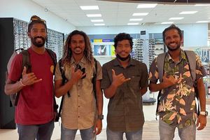 ރާއްޖޭގެ ގައުމީ ސާފިން ޓީމު ލަންކާ މުބާރާތަކަށް 