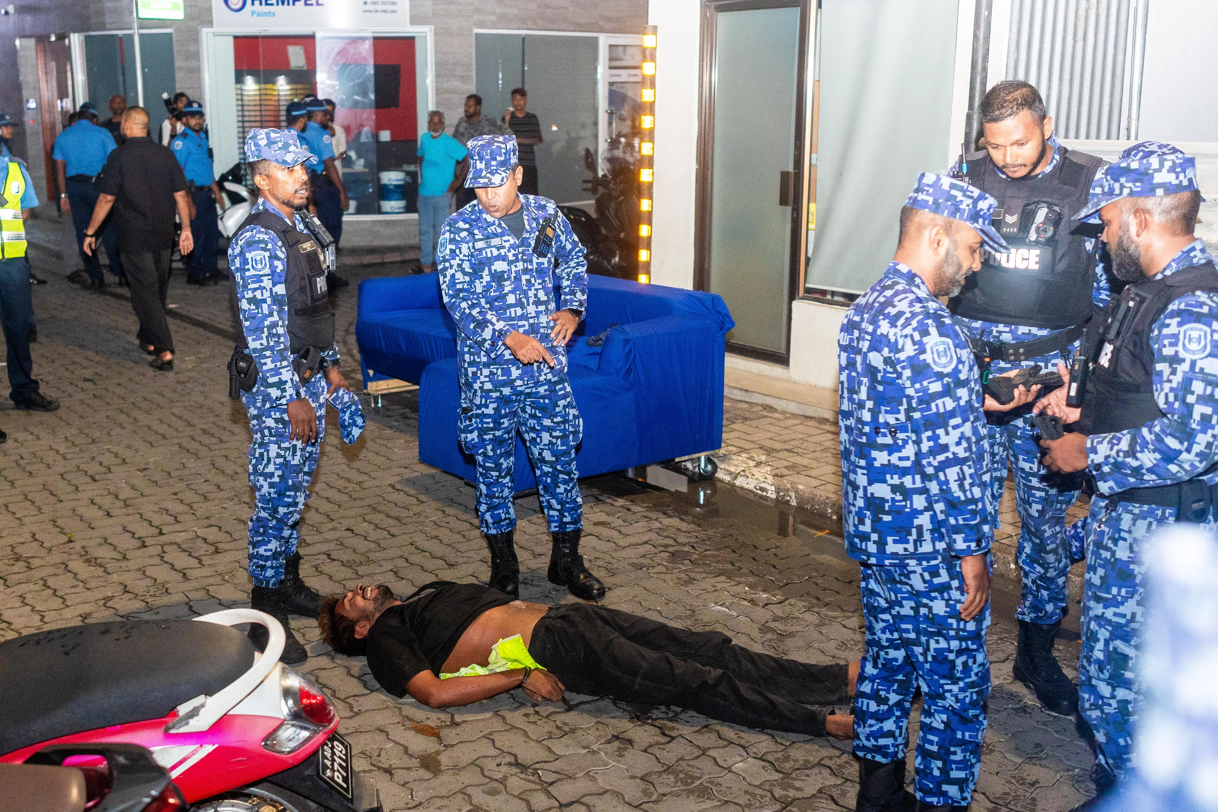 Journalists hold protest in Male' in defense of press freedom on May 13, 2026