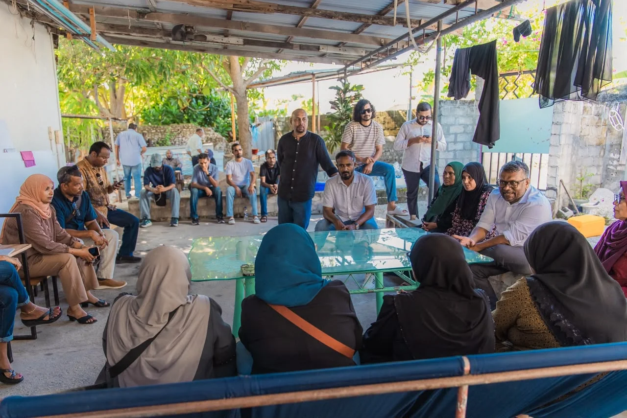 ފޮޓޯ: އެމްޑީޕީގެ ރިޔާސީ ޕްރައިމަރީ ކެމްޕޭނަށް ފައްޔާޒު އައްޑޫގައި
