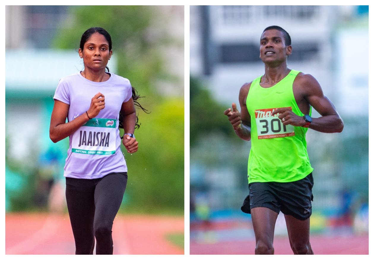 ފަޒީލަށް އެއް ވަނަ، ޖާއިޝާ އަށް ގައުމީ ރެކޯޑަކާ އެކު ދެ ވަނަ!