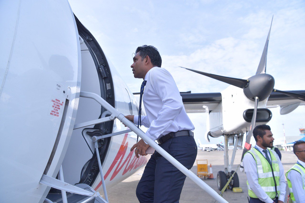 ރަސްމީ ދަތުރުފުޅެއްގައި ނައިބު ރައީސް ފުވައްމުލައް ސިޓީއަށް