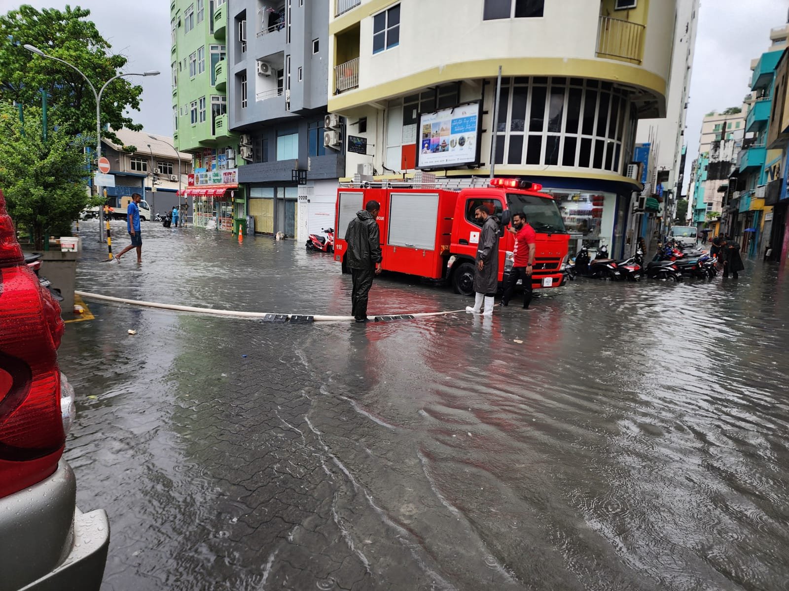 Rain causes damages in Malé and five islands