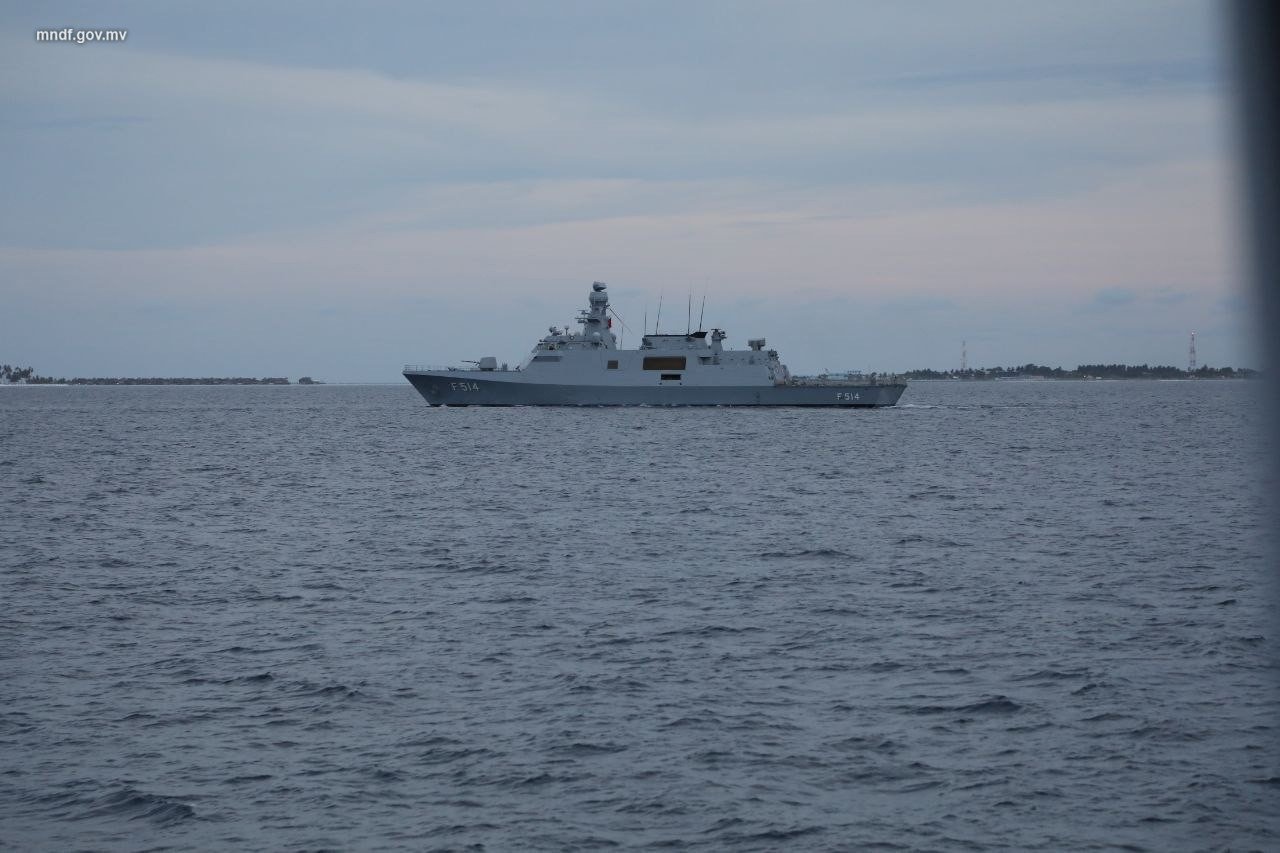 Turkish navy ship arrives in Maldives