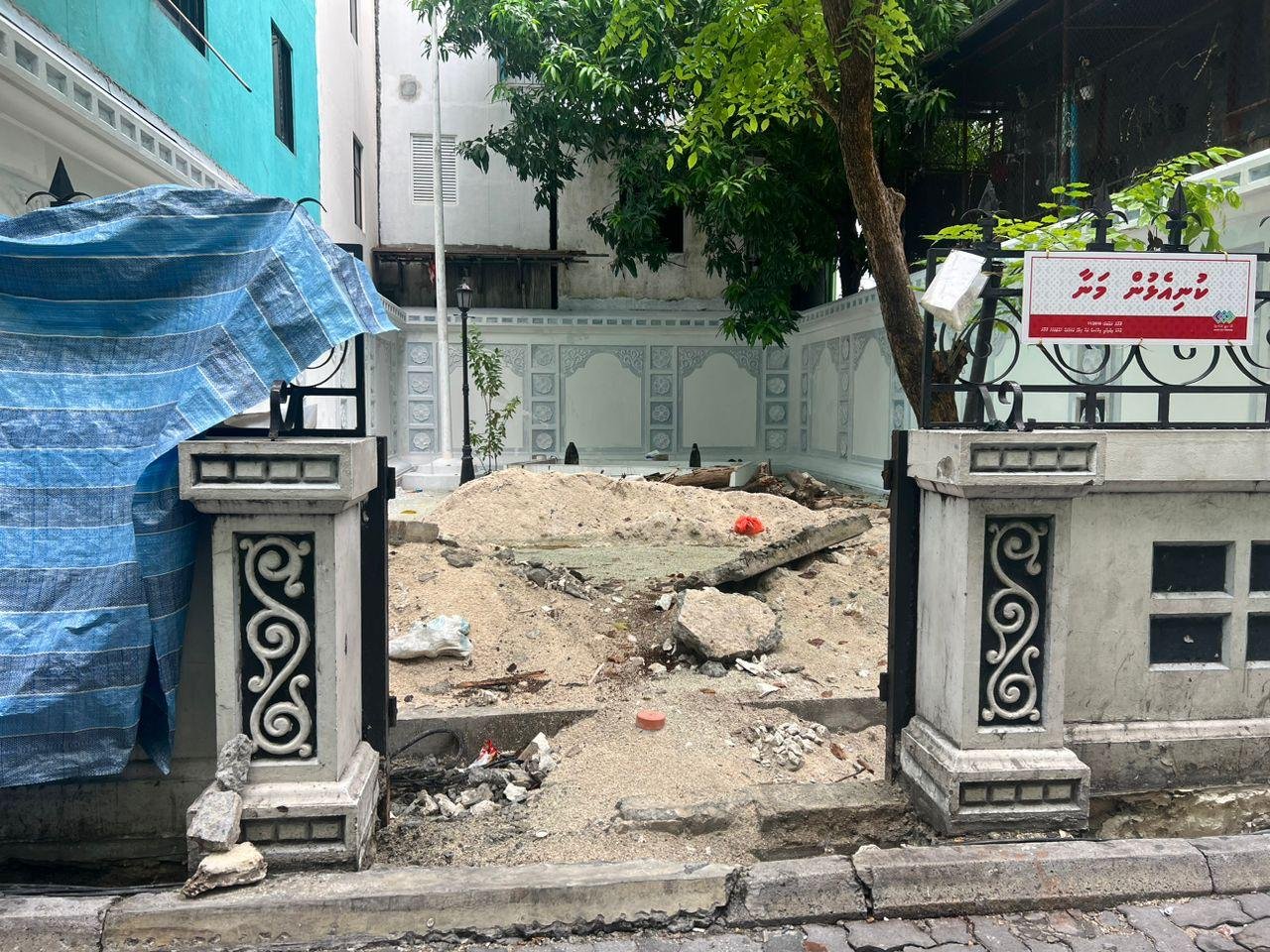 އަލިރަސްގެފާނު ޒިޔާރަތް މަރާމާތް ކުރުން ކައުންސިލުން ހުއްޓުވައިފި