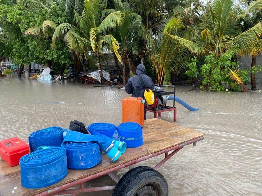 ވިއްސާރާގައި ކުރެންދޫ 75 ޕަސަންޓު ގެއަށް ފެން, އަދިވެސް ހިންދަނީ