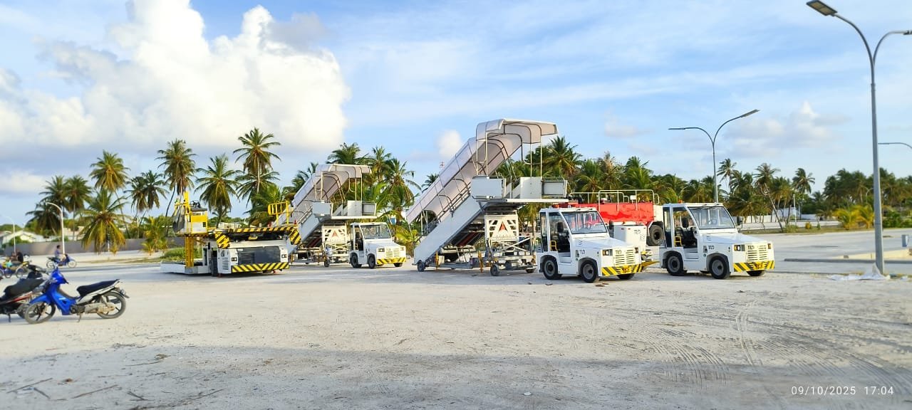 ހަނިމާދޫ އެއާޕޯޓަށް ގެންގޮސްފައި ހުރި ވެހިކަލްތަކެއް ގެނެސްފި