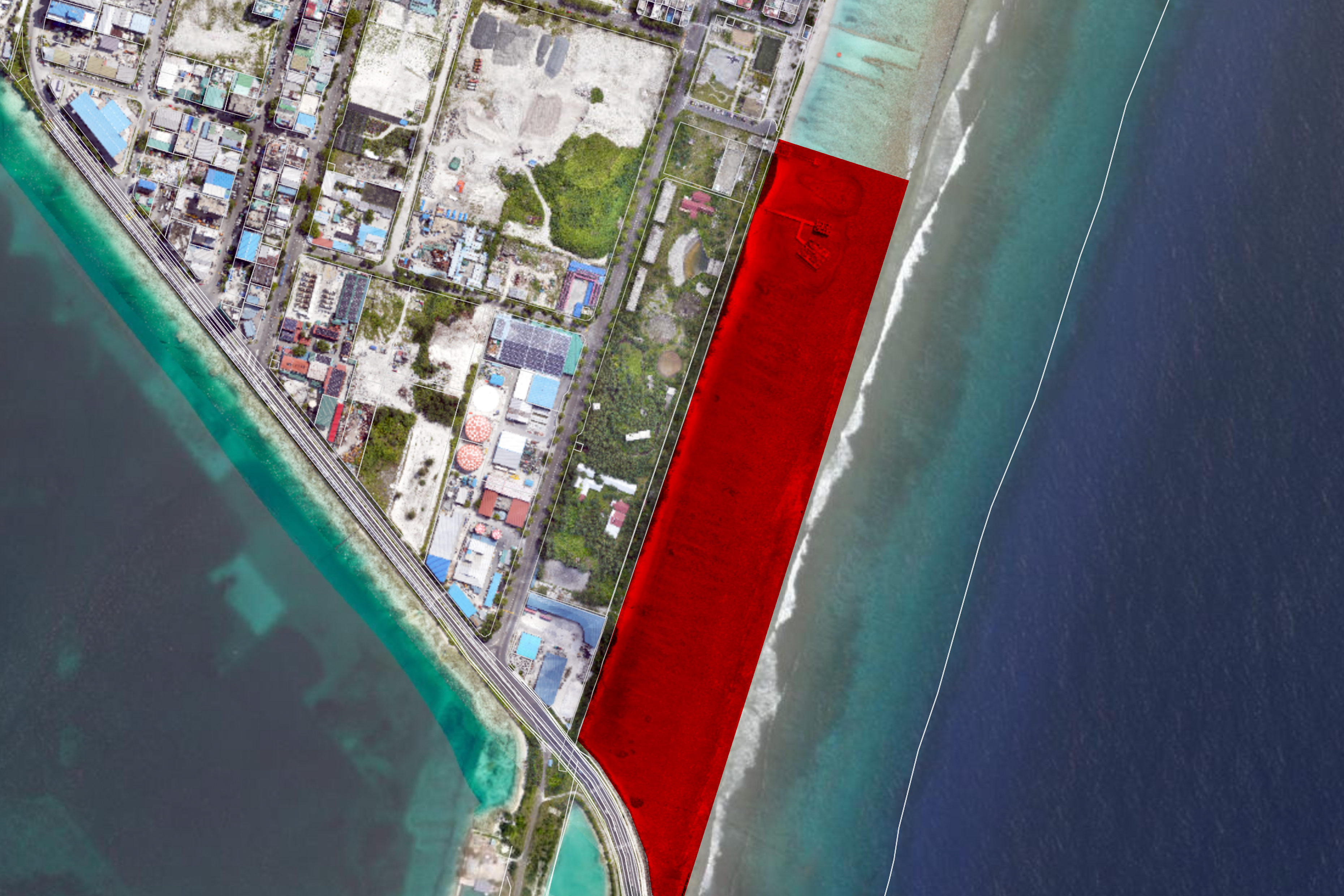 ހުޅުމާލޭ ވޯޓާޕާކާ ދިމާލުން އޮތް ފަޅުގެ ސަރަހައްދު ހިއްކަނީ