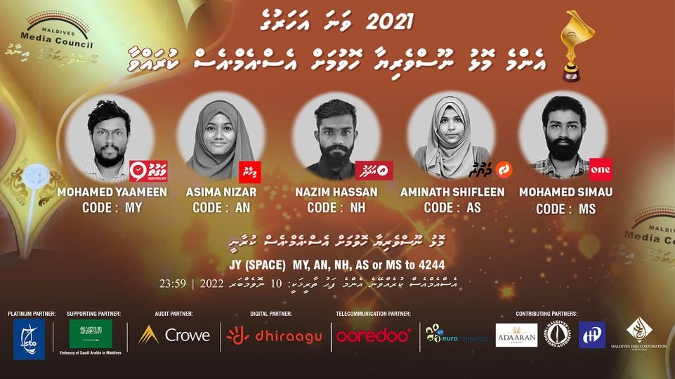 އެންމެ މޮޅު ނޫސްވެރިޔާ ހޮވަން އާންމުންގެ ވޯޓަކަށް