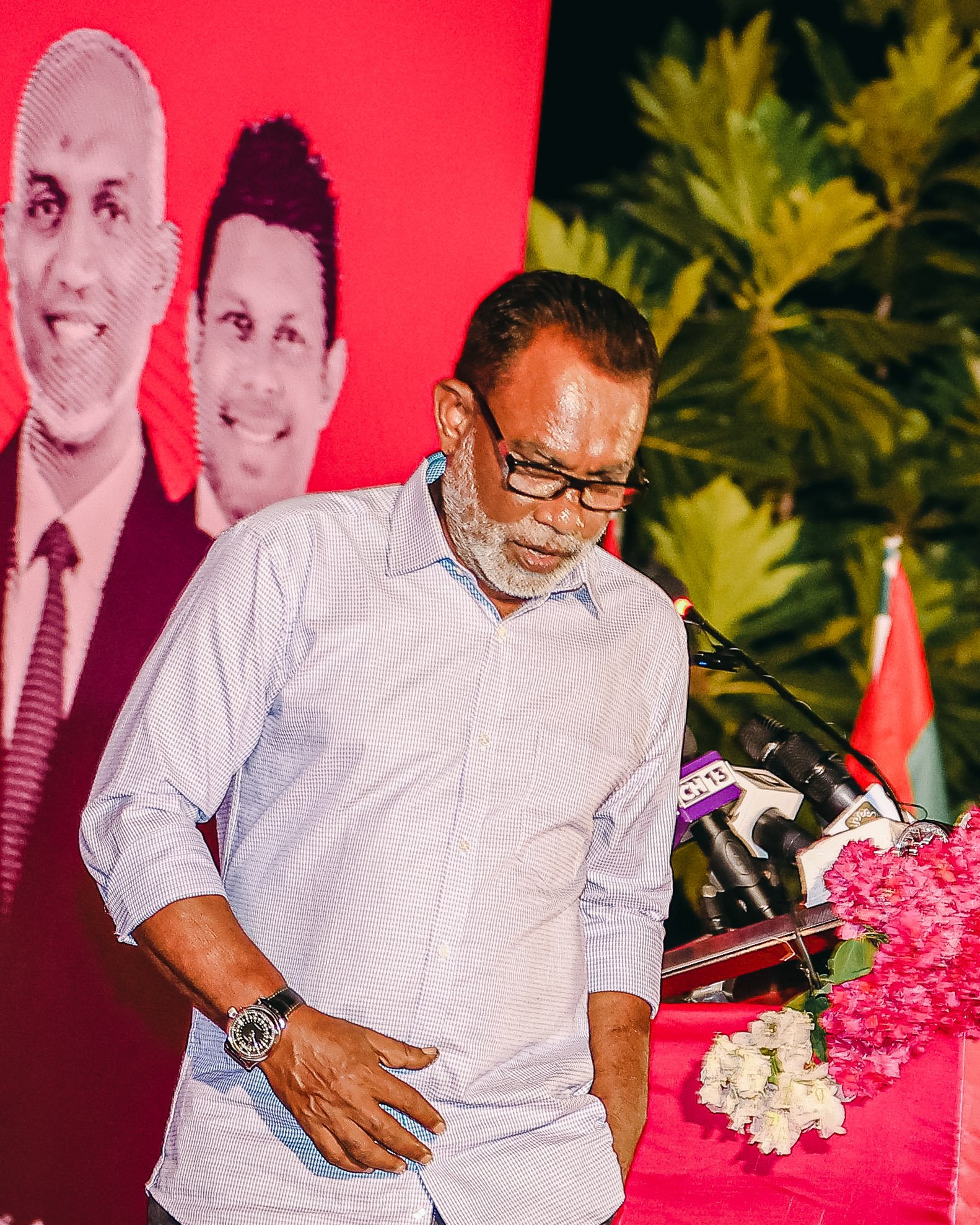 އަބްދުއްރަހީމްއާއެކު 12 މީހަކަށް ޕީއެންސީގެ ޓިކެޓު