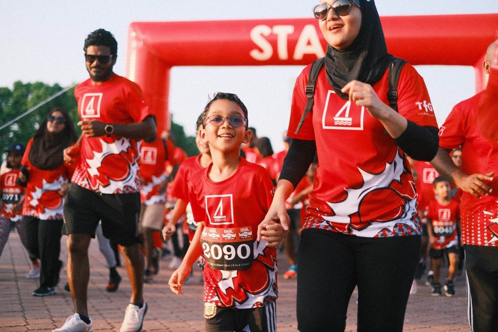 800 ކުދިންނާއެކު ބީއެމްއެލްގެ ވައު ކިޑްސް ރަން ބާއްވައިފި